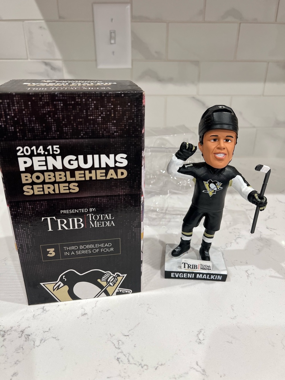 Evgeni Malkin Pittsburgh Penguins #71 NHL SGA Bobble Head Night. 2014.15. NIB